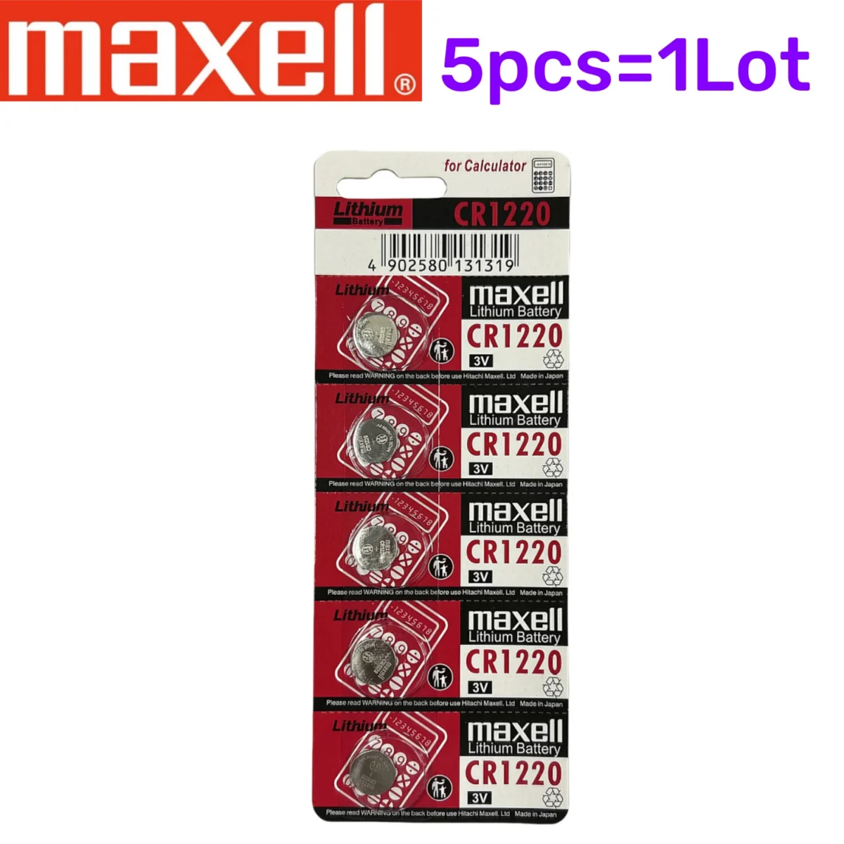 Maxell Lithium Button Cell Batteries - Image 3