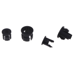 Black Plastic 3mm 5mm Lamp LED Diode Holder Black Clip Bezel Socket Mount Wholesale Wholesale - Image 4
