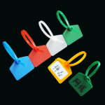 3*120mm Color Nylon Waterproof Label Ties Network Lock Cable Ties Identification Plate Plastic Seal Mark Signs for Wires - Image 6