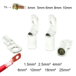 Copper Ring Terminals Wire Terminal Cable Electric Connector Assortment Car Accessories SC Terminator Contacts 12awg crimp