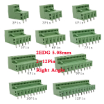 5.08mm Pitch  Terminal Block Connector 2EDG 5.08mm 2-12 Pin Pcb Screw Connector Terminal Block 2EDG Socket PCB Screw - Image 2