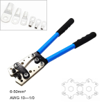 Cable Lug Crimper Electric Wire Crimping Tool Battery Terminals Electrical Pliers Hand Tools for Professional Heavy Duty Wire