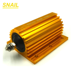 RXG24 Aluminum housed resistor,golden aluminum shell resistor.100w 150w 200w 250w 300w 500w,Discharge resistor,Decoding resistor - Image 5