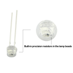 12v 5v 5mm Led Straw Hat Super Bright White Red Blue Green Indicator Light Emitting Diode Epistar Chip Built-in Resistanc - Image 6