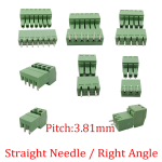 3.81mm 15EDG 2-12Pin PCB Screw Terminal Block Male Female Connector 2EDG Straight Needle/Right Angle Plug-in Header Socket - Image 5