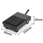 TFS-1 unit foot switch controller SPDT 1 pedal switch with automatic reset line 2M and 16cm Two wire gauges - Image 4