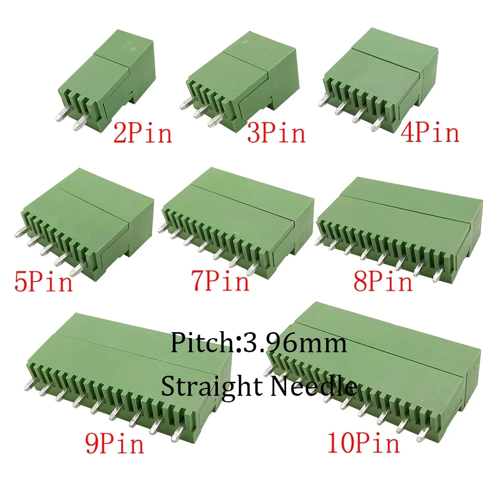 kf-H72bf8a7f71724a30bad5d4ac824835c8g-5-10-Set-HT3-96-mm-Straight-Needle-2-10-Pin-PCB-Screw-Wire-Terminal-Block.webp 3.96mm Pitch HT3.96 mm Straight Needle 2-10 Pin PCB Screw Wire Terminal Block 300V 10A Plug Pin Socket Cable Connector - Image 1