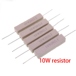 10W 5% Cement Resistor Power Resistance 0.1 ~ 10K 0.1R 0.5R 10R 50R 0.22 0.33 0.5 1 2 5 8 10 15 20 25 30 100 1K 2K 3K ohm - Image 2