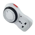 24 Hour Cyclic Timer Switch Kitchen Timer Outlet Loop Universal Timing Socket Mechanical Timer 230VAC 3500W 16A UK EU CN US Plug - Image 3