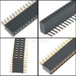 1.27mm 1*40 2*40 2x50 Pin Header Male Pitch Male Single/Double Row Pin Header Strip Gold Plated Copper Connector - Image 4