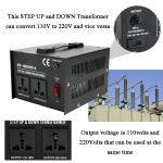 110V-220V Intelligent Efficient Step Up Down Transformer ST-1000W Home-use Household Electrical Appliance Voltage Converter - Image 4