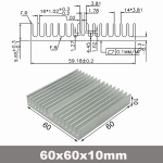Aluminium Heatsink Cooling Radiator Heat Sink - Image 6
