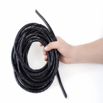 Cable Winder Black Feet Spiral Wire Organizer Wrap Tube Flexible Manage Cord for PC Computer Home Hiding Cable 8-30MM - Image 4