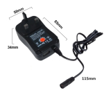 30W Universal AC UK Plug in Power Adapter 3v 4.5v 5v 6v 7.5v 9v 12v charger with 6 pieces connection tip power supply - Image 2