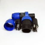 Speakon NL4FC Blue 4 Pin Male Plug Compatible Audio Cable Connector - Image 3