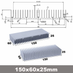 Aluminium Heatsink Cooling Radiator Heat Sink - Image 2