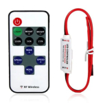 11key LED strip controller Mini Dimmer RF Remote 5-24v For 5630 2835 5050 Single Color LED strip 1-10PCS - Image 2