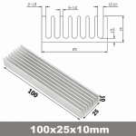 Aluminium Heatsink Cooling Radiator Heat Sink - Image 4