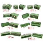 3.96mm Pitch  HT3.96mm Connector 2P 3P 4P 5P 6P 7P 8P 9P 10Pin300V Right Angle Male Female PCB Terminal Blocks Connector - Image 4