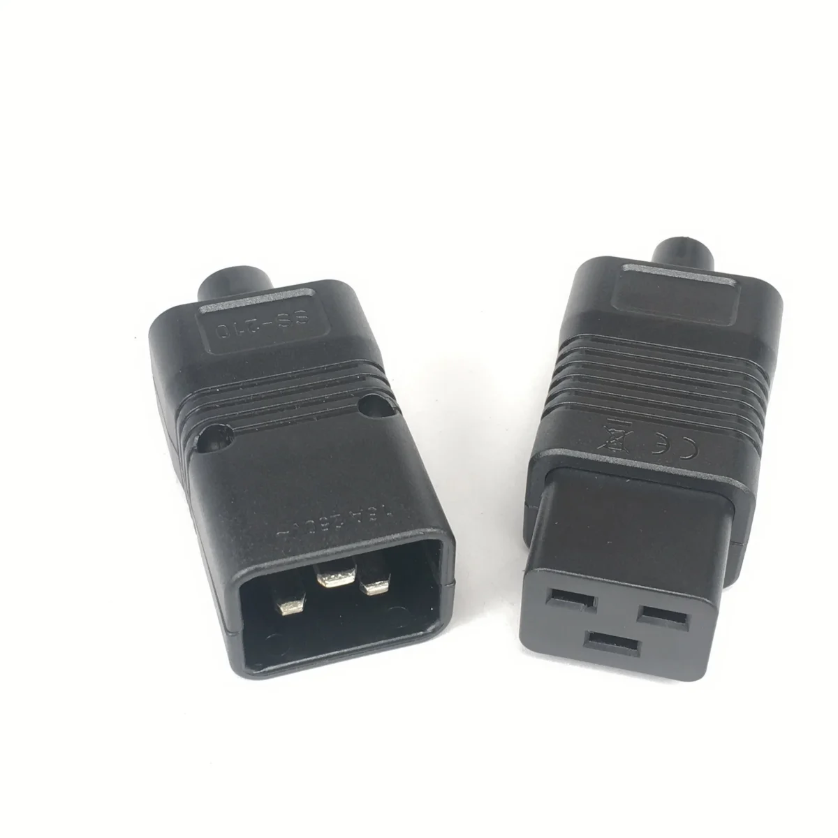 PDU/UPS Socket Standard IEC320 C19 C20 16A 250V AC Electrical Power Cable Cord Connector Removable plug Female Male Plug Adapter - Image 2