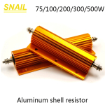RXG24 Aluminum housed resistor,golden aluminum shell resistor.100w 150w 200w 250w 300w 500w,Discharge resistor,Decoding resistor - Image 2