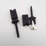 50mm Mini Single Test Hook Clip Probe for Electronic Testing IC Grabber red black flat Crocodile Clip Hooks electric Test Clip - Image 5