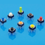 Black  4Pin 6*6*4.3/4.5/5/6/7/8/9/10/11/12/13/14/15/16/17/18/19/20mm Toy Mini Micro Push Button DIP Tactile Switch - Image 4