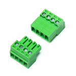 3.81mm pitch Aerial butt welding type 15EDGRK-3.81 plug-in type 2edg type green terminal block 2EDGRK for Connector row - Image 2
