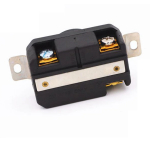 Black American 30A 250V NEMA L6-30P L6-30R US 3-hole anti-off industry power plug socket inline wire connector - Image 6