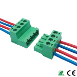 5.08mm Pitch 2EDG 5.08MM Solderless Butt Connection Plug-In Type  Pluggable Green Terminal Block Screw Terminal Block Connector