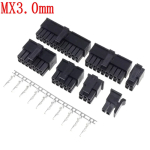 3.0mm Pitch  Micro-Fit 3.0 2P 4P 6P Connector Male Housing 8P 10P 12 16P 18P 20P 24Pin Mini 5557/43025 Male Shell+Terminal