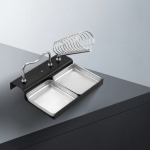 Stainless Steel Soldering Iron Holder Stand Bakelite Protable Holder Repair Tin Welding Cleaning Tools Household Diy Repair Tool - Image 6