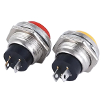 16mm Round Momentary Switch 3A125VAC/6A125VAC DS-212 SPST Self-reset Push Button Switch Red/Green/Blue/Yellow/White/Black - Image 6