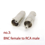 BNC male female to RCA male female wire connector Converter plug jack audio video CCTV camera Coaxial Cable p1 - Image 5