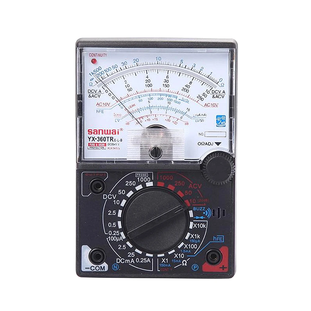 kf-S0b8e448df3384207ba20df2bed784d61b-YX-360TR-Mini-Analog-Multimeter-Ac-Dc-Needle-Type-Universal-Meter-Pointer-Display-Voltmeter-Ammeter-Ohm.webp YX-360TR Mini Analog Multimeter Ac / Dc Needle Type Universal Meter Pointer Display Voltmeter Ammeter Ohm Resistance Tester - Image 1
