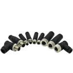 M8 sensor connector waterproof male&female plug straight angle screw threaded coupling 3pin 4pin - Image 2