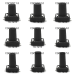 12X12 H=11.5/12/12.513/13.5/14/15/16/17MM 4PIN DIP SMT Momentary Tactile Tact Switch Push Button Key Button Black - Image 3