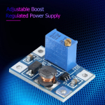 DC-DC 2-24V to 2-28V Step-UP Power Module SX1308 Adjustable Voltage Boost Board - Image 4