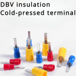 Blade Terminals Insulated Crimp Terminals DBV1.25/2/5.5 Cold Press Terminal Wire Electrical Connector