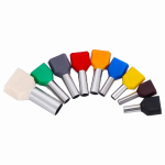 Insulated Ferrules Cord End Crimp Terminal Double Wire Connector Pin Electrical Cable Connector TE7508 TE2508 - Image 3