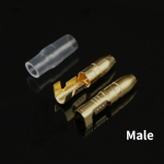 4.0 bullet Crimp terminal car electrical wire connector diameter 4mmFemale + Male + Case Cold press terminal - Image 6