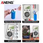 ANENG AN101 Mini Digital Multimeter 1999 Counts Professional AC/DC Voltage Tester Automotive Current Tester Electrician Tools - Image 6