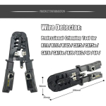 RJ45 Network Cable Crimper 8P6P4P Three-Purpose Tester Ratchet Tool Squeeze Crimping Wire Network Plier With Cat6 Connector - Image 3