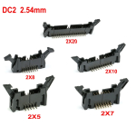 2.54mm Pitch DC2 Right Angle /Straight Hook Horn Socket Connector 10/14/16/20/26/30/40P for Flat Ribbon Cable IDC Socket - Image 4