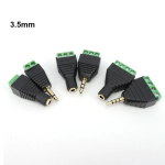 2/3/4 Pole Section 3.5mm audio Male female jack mono stereo connector DC free screw interface terminal block channel plug p - Image 5