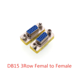 DB9 DB15 DB25 Gender Changer Adapter RS232 Com D-Sub To Male Female VGA Plug Connector 3Row 15Pin - Image 4