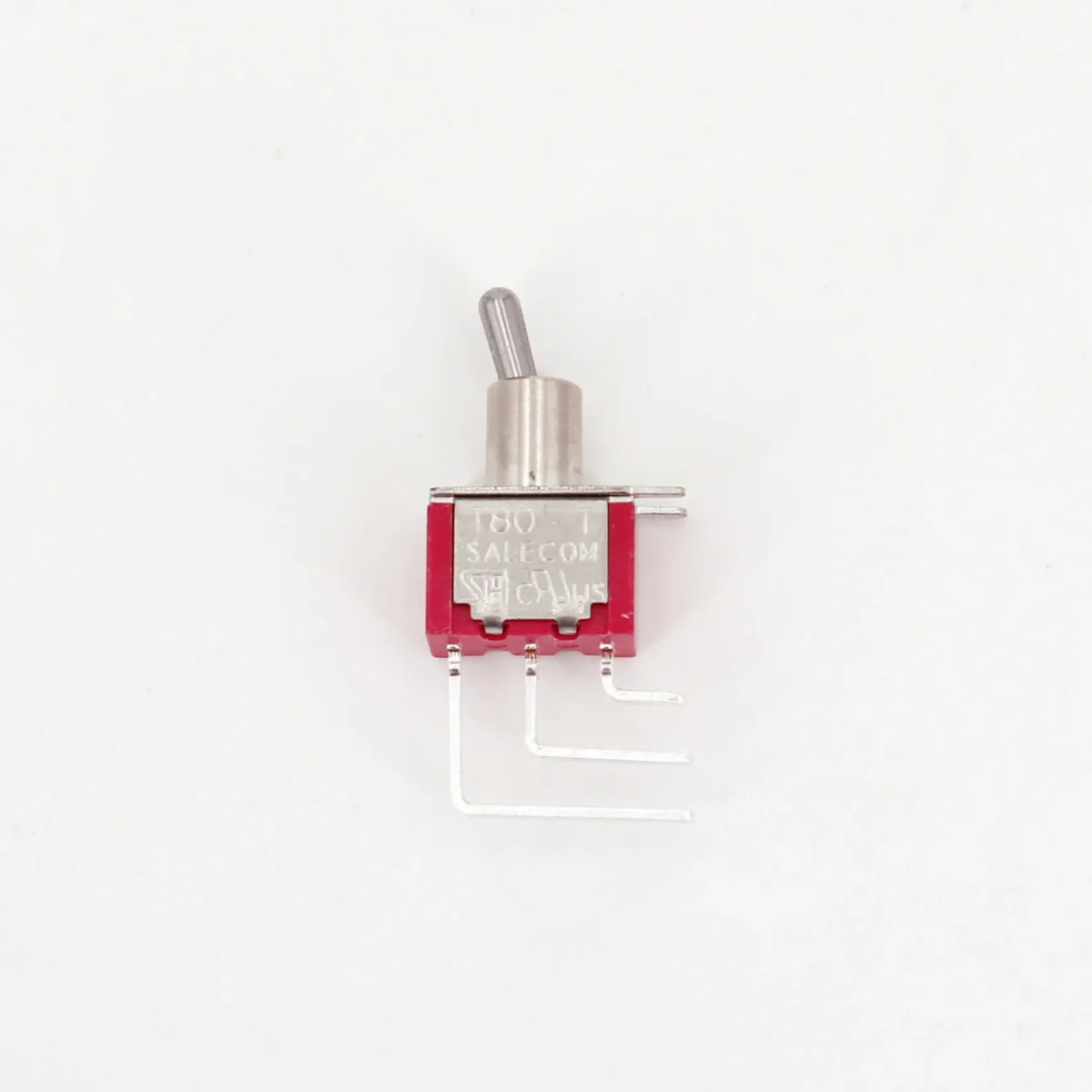 T80-T Vertical Right Angle PCB Mount Miniature Toggle Switch 5A/125VAC - Image 3