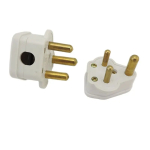 5A 15A India South africa Wiring power cord plug BS546 removable cable Connector Detachable power plug Type M/D White Black - Image 3