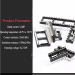 IC Sockets round hole 2.54MM DIP6 DIP8 DIP14 DIP16 DIP18 DIP20 DIP28 DIP40 pins Connector DIP Socket 6 8 14 16 18 20 32pin - Image 3