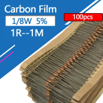 1/8W Carbon Film Resistor 5% 2R7 27R 270R 2K7 27K 270K 2.7 27 270 R K Ohm 0.125W 0R--1M - Image 2